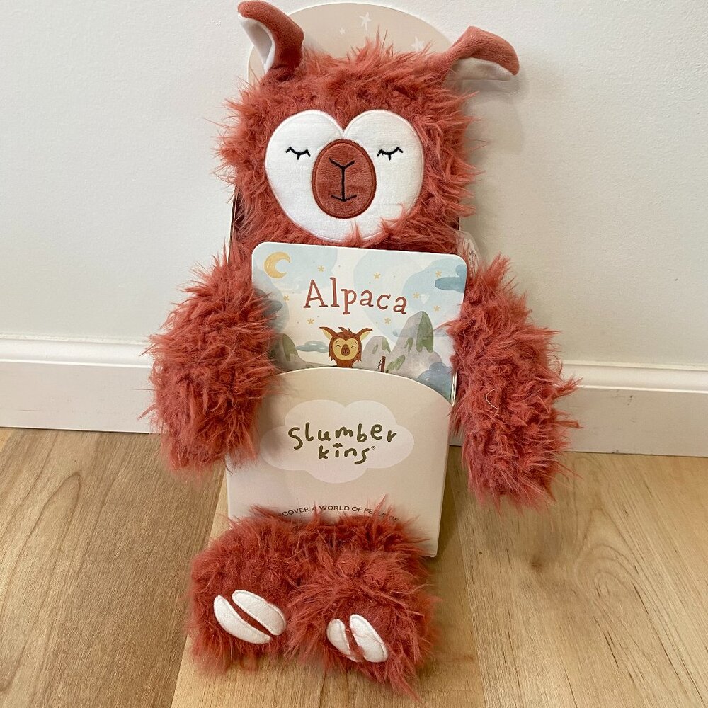Slumberkins Alpaca Stuffie Stuffed Animal NWT